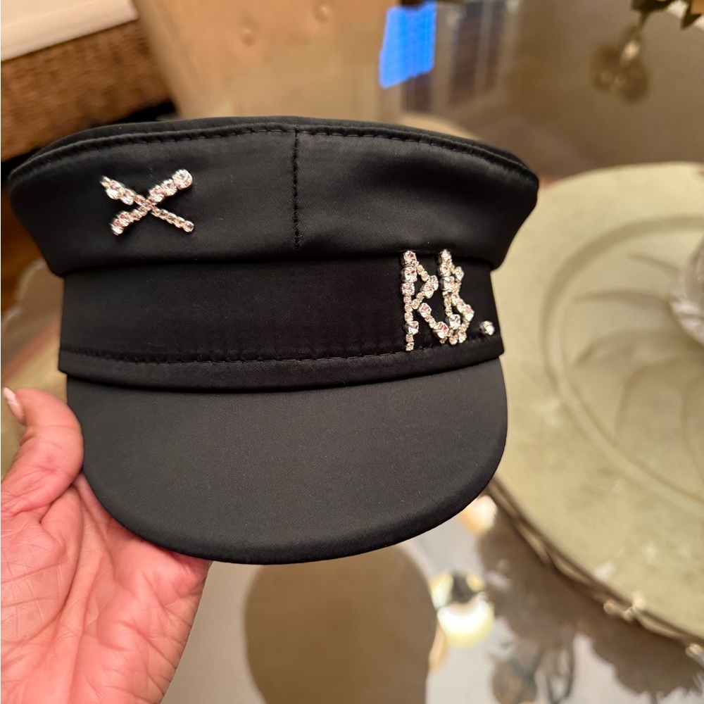 Black Embellished Women's Hat
